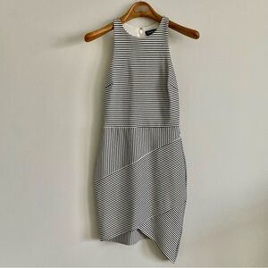 Bebe NWOT Black & White Racerback Dress Size XS